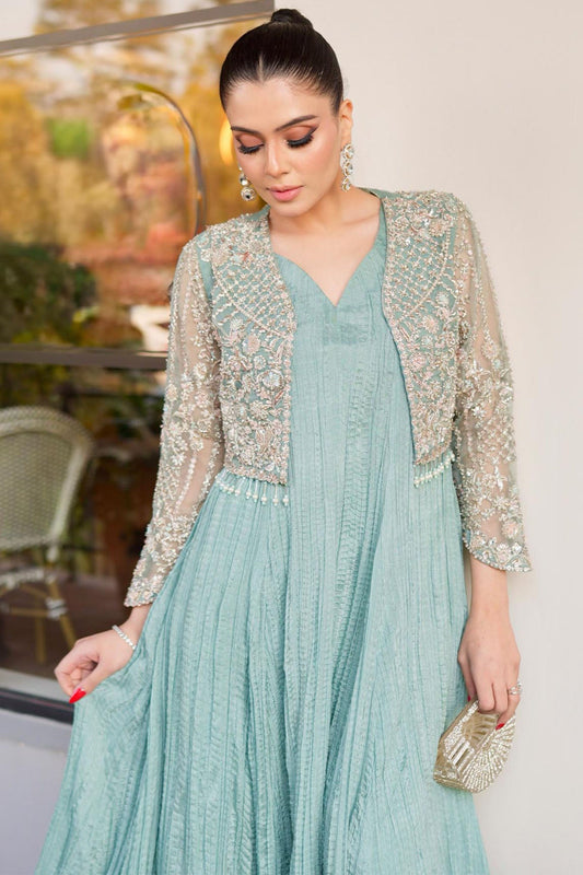 Motifz | Couture Camila | 0055-ILLYANA EMBROIDERED SILK NET STITCHED