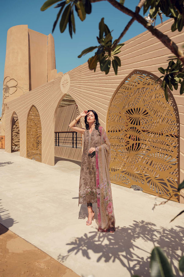 Noor by Saadia Asad | Eid Laserkari Lawn 24 | D8 - House Of Anaya