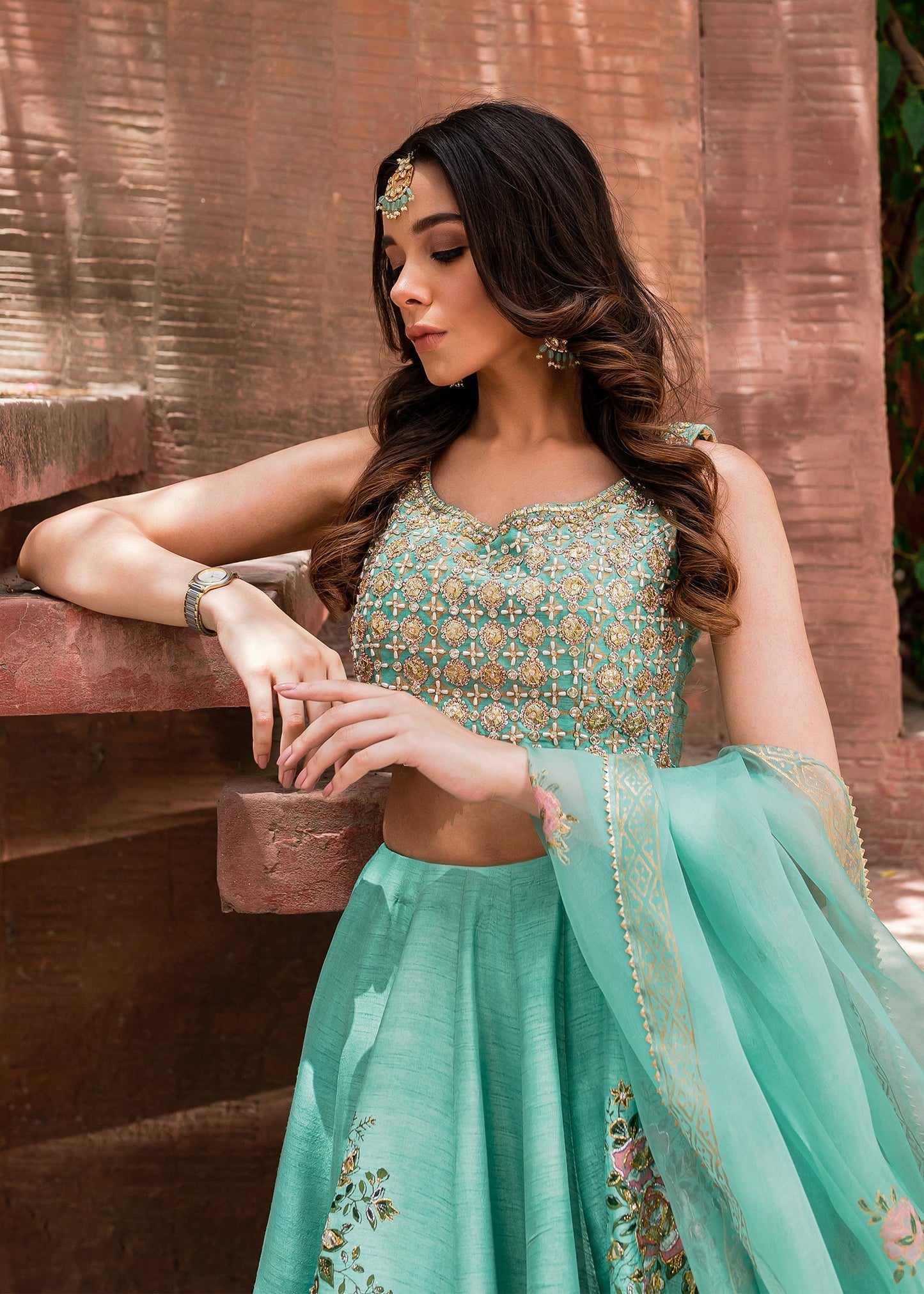 Sadaf Fawad Khan | Zinnia Festive Formals | Firuzeh - House Of Anaya