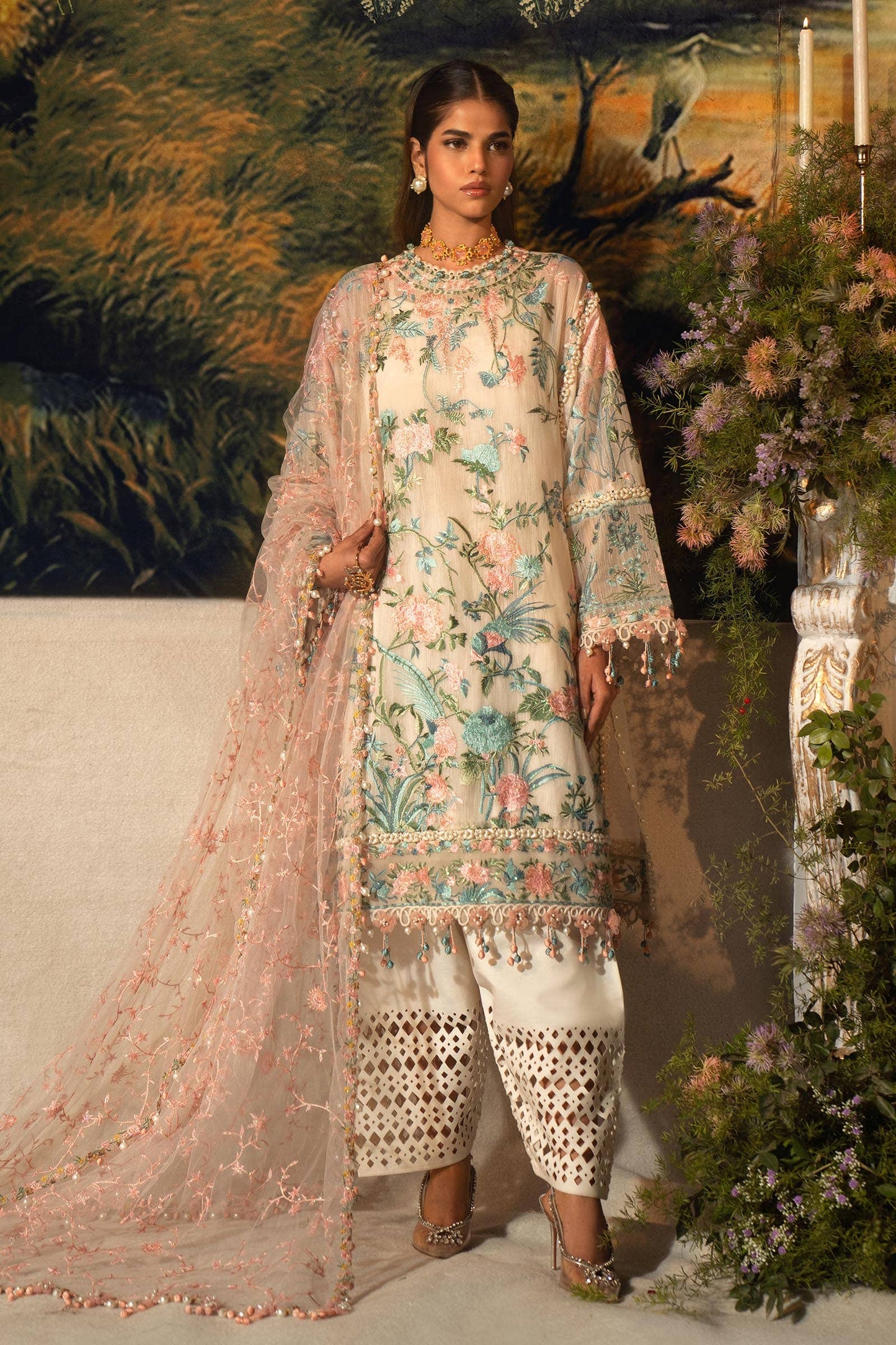 Sana Safinaz | Luxury Collection 24 | L241-009B-3CT - House Of Anaya