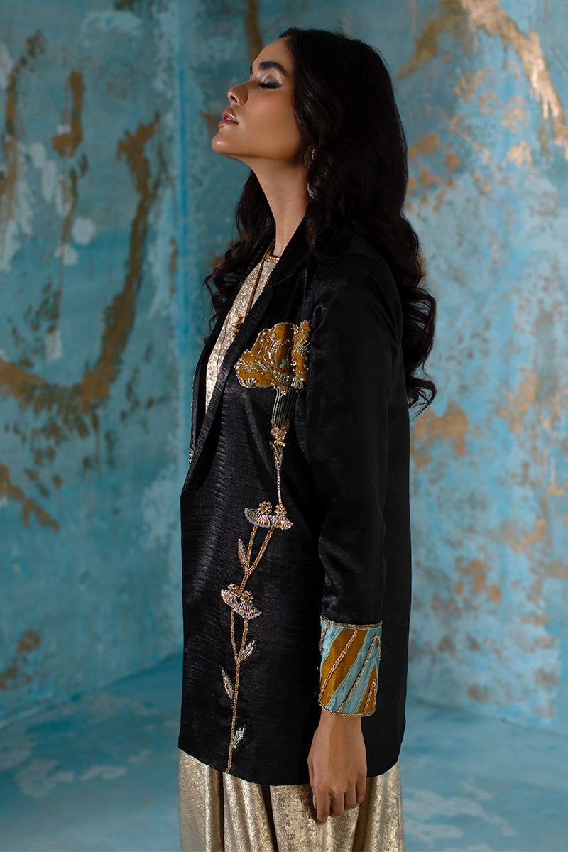 Wardha Saleem | Luxury Pret Fusion Wear | NOVA LUX - JACKET - House Of Anaya