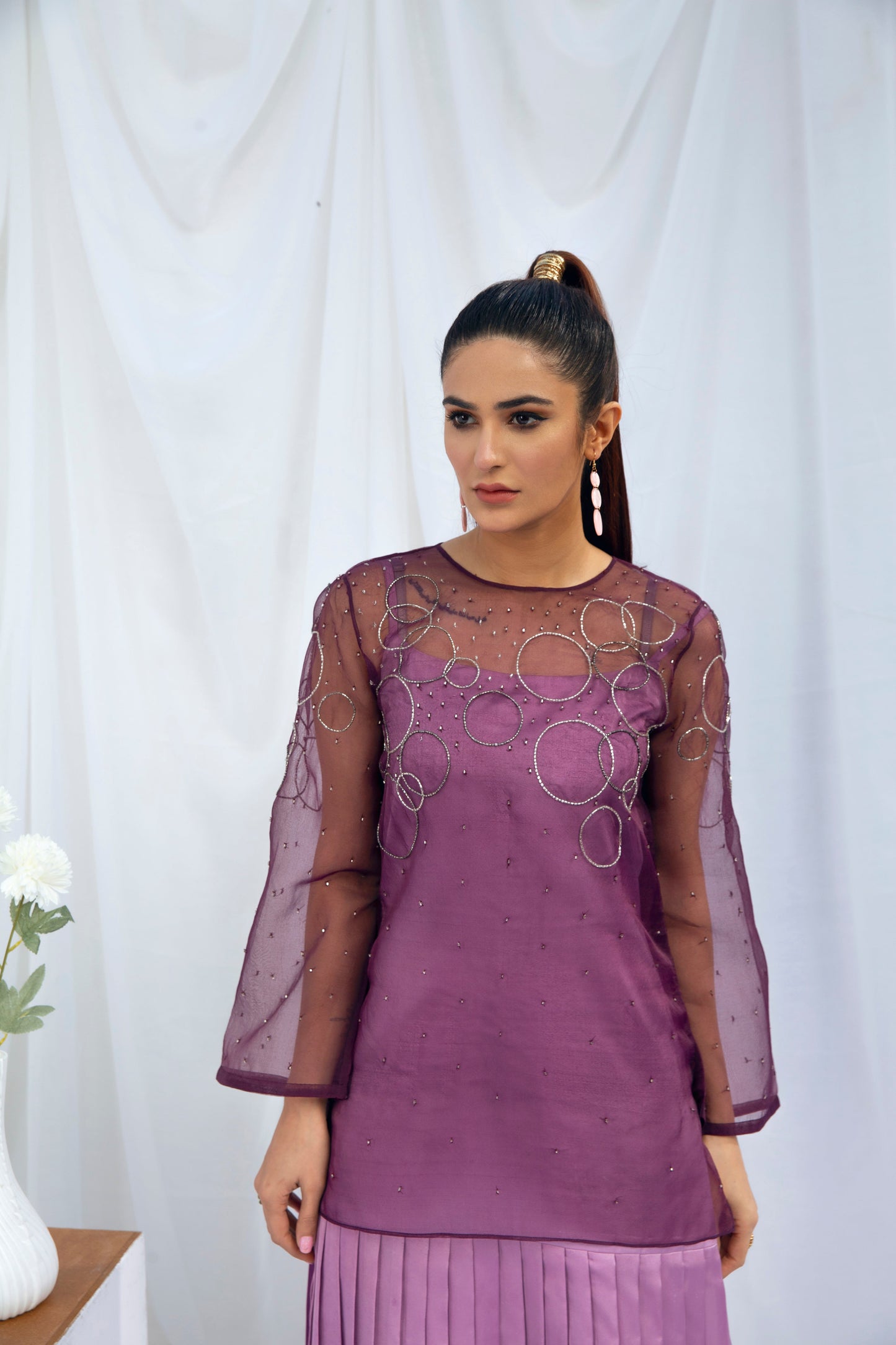 Hana | Viridity Ready to Wear | Peri-Winkle -VRT-010