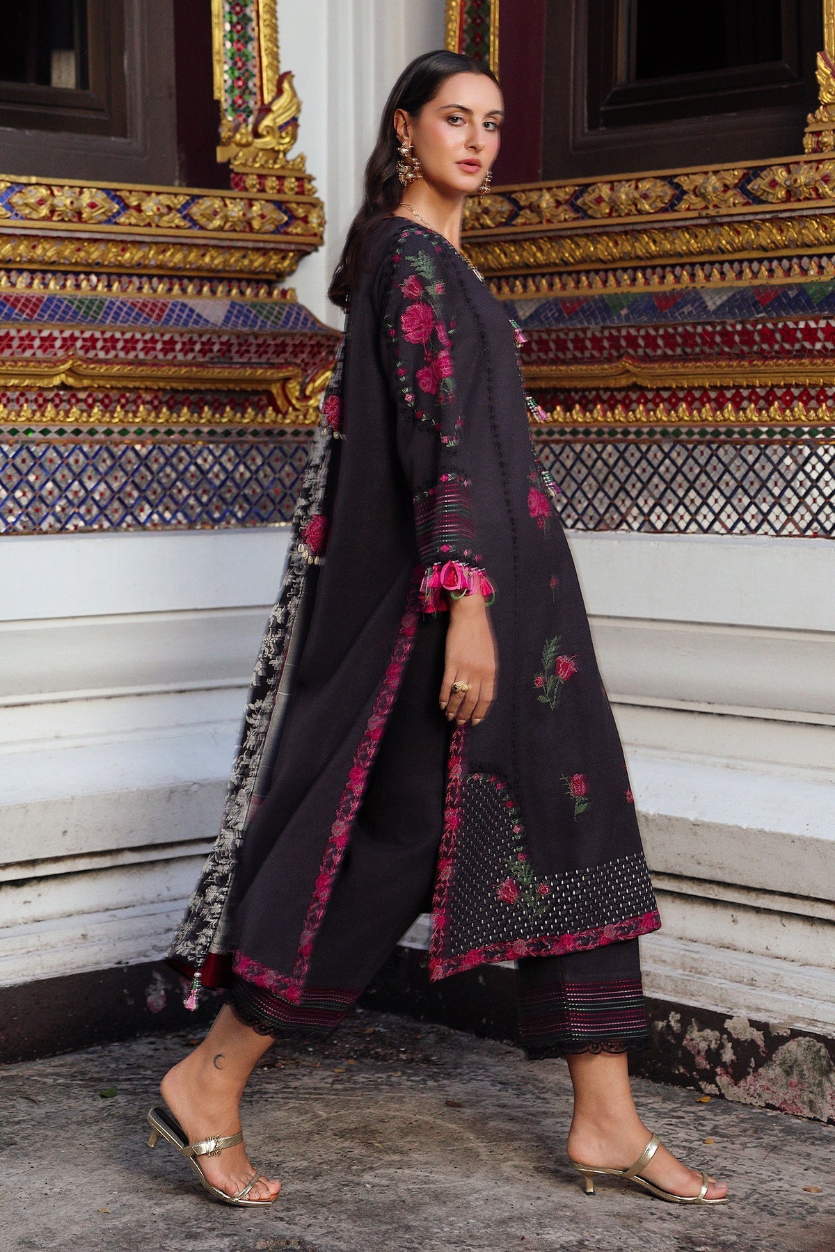 Charizma | Poshima Winters 25 | 3-pc Unstitched Wool Shawl Collection PSW5-05