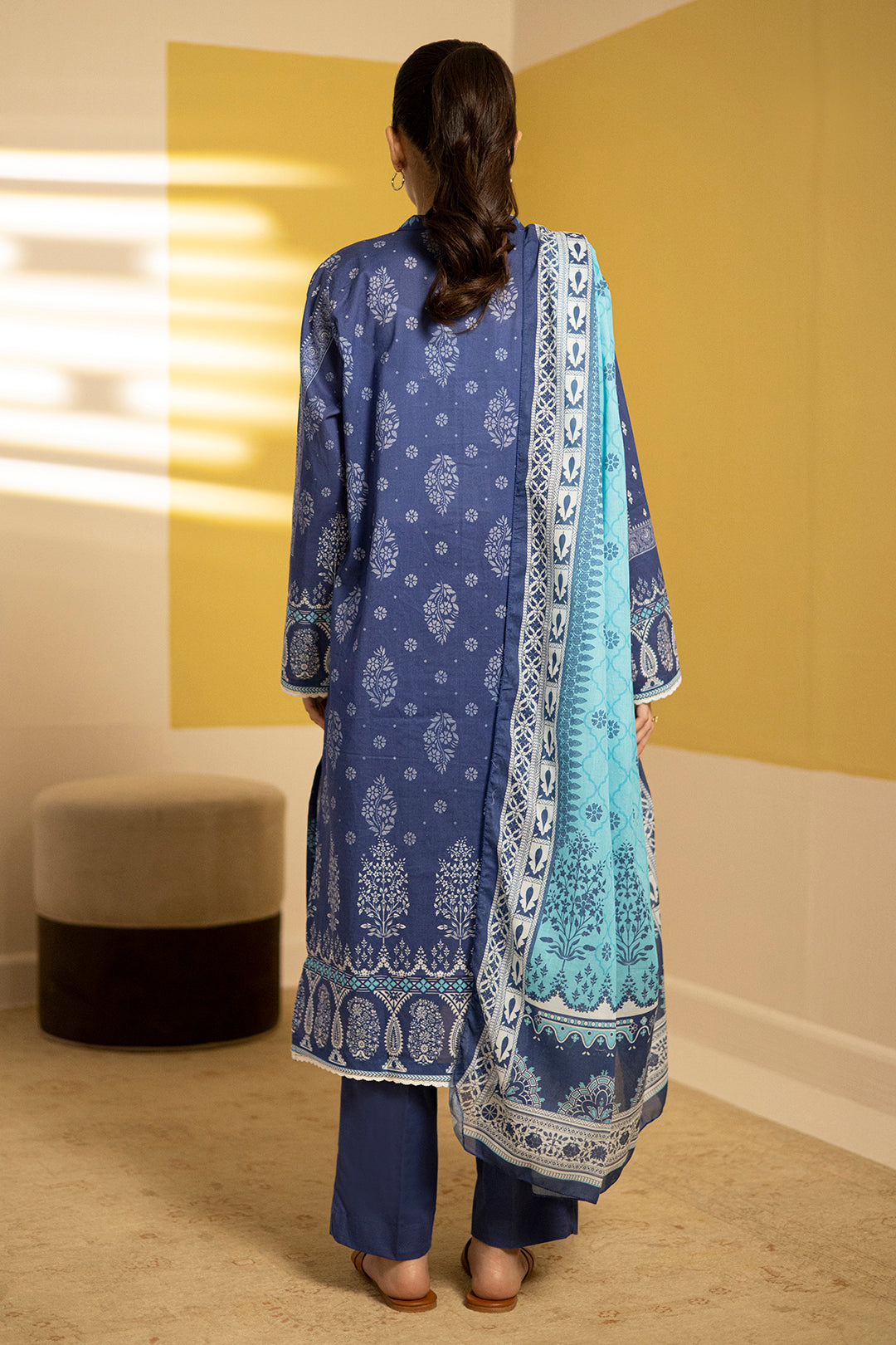 Zellbury | Summer Pret | Kurta Dupatta Trouser - 2102 - Libasekhas