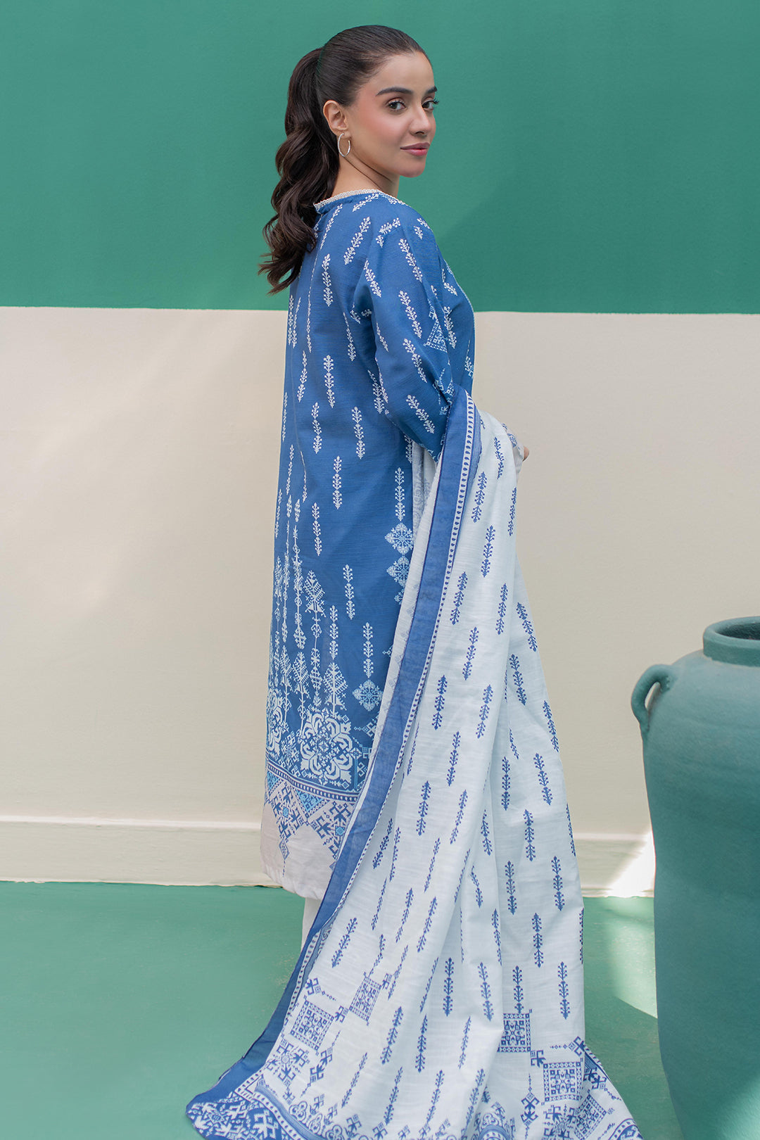Zellbury | Winter Pret | Kurta Dupatta - 2980 - Libasekhas