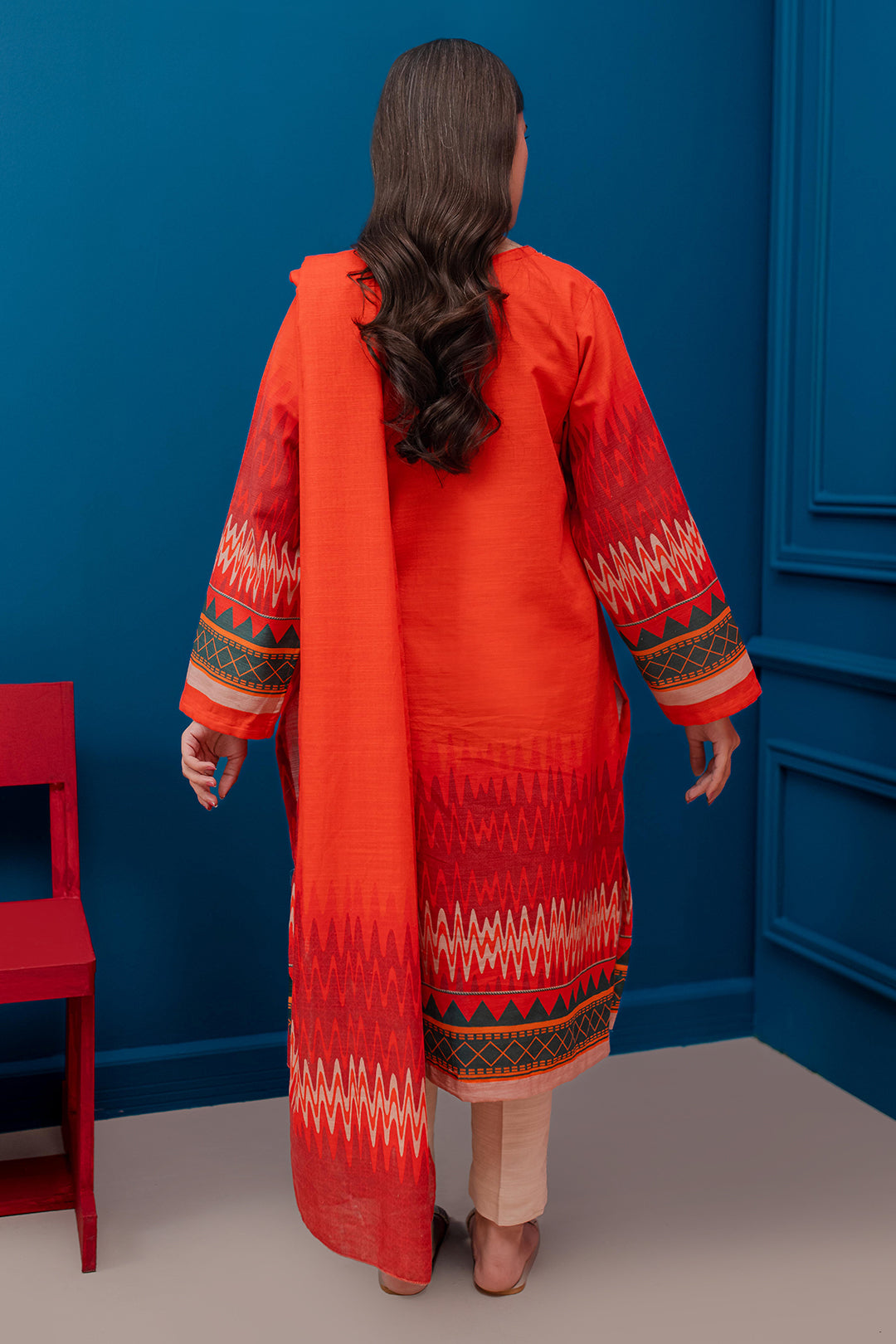 Zellbury | Winter Pret | Kurta Dupatta - 3053 - Libasekhas