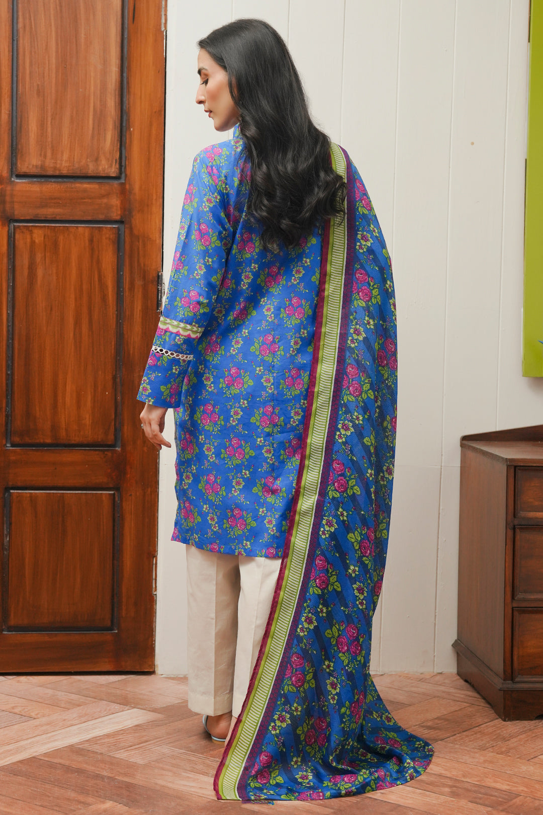 Zellbury | Unstitched 2 Piece Cambric | Shirt Dupatta - 0004 - Libasekhas