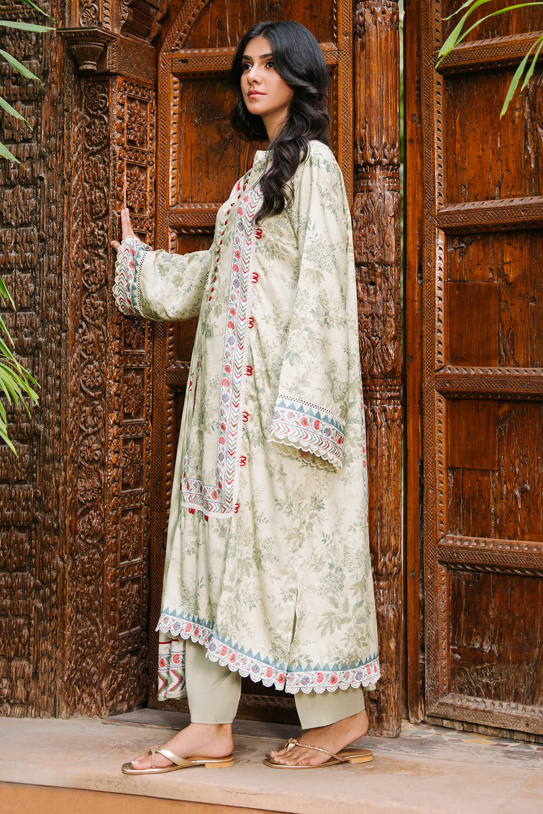 Zellbury | Unstitched 3 Piece Viscose | Shirt Shalwar Dupatta - 0278 - Libasekhas