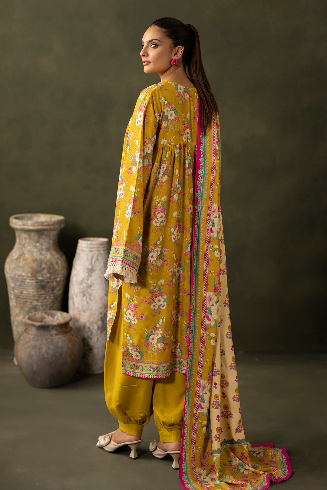Zellbury | Unstitched 3 Piece Viscose | Shirt Shalwar Dupatta - 0289 - Libasekhas