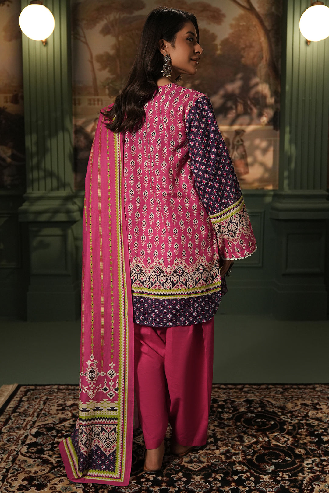 Zellbury | Unstitched 3 Piece Khaddar | Shirt Shalwar Dupatta - 0359 - Libasekhas