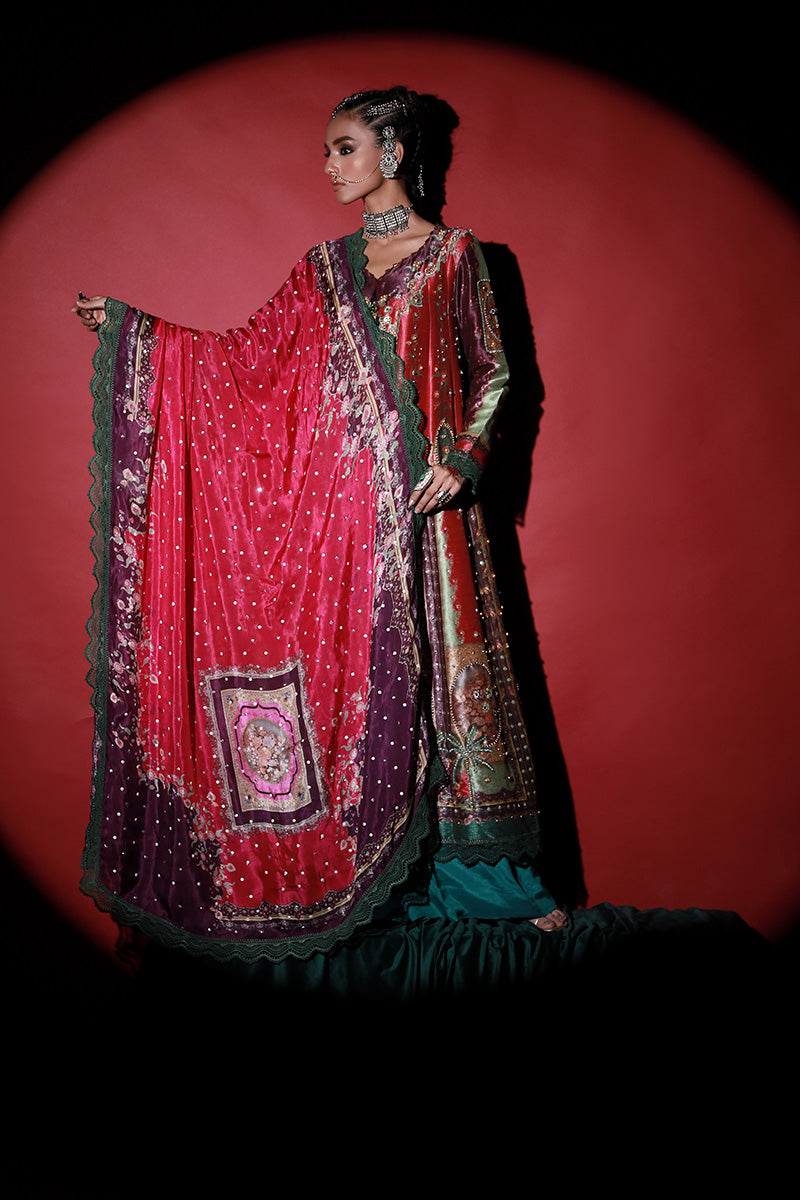 Wardha Saleem | Meeram Festive Formals | Chinar Bagh - House Of Anaya