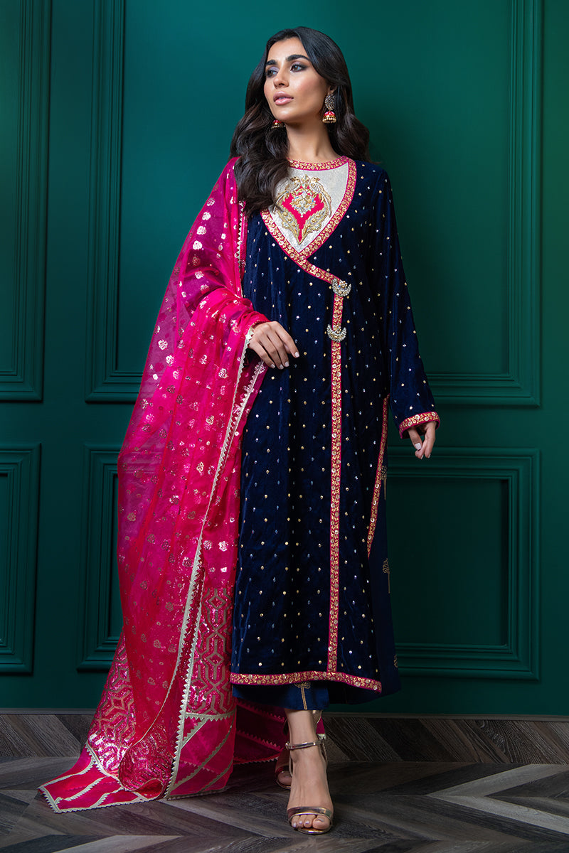 Wardha Saleem | Velvets Winter Fall 24 | Shalimar - House Of Anaya