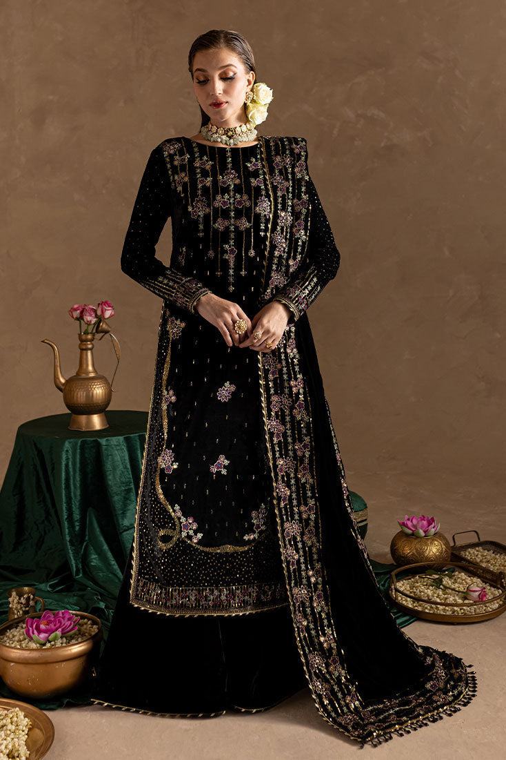 Marjjan | De Rose Velvet | MRV-09 (Black) - House Of Anaya