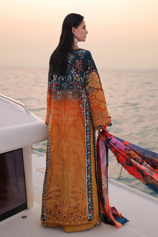 Afrozeh | Luxury Embroidered & Printed Lawn | Halcy