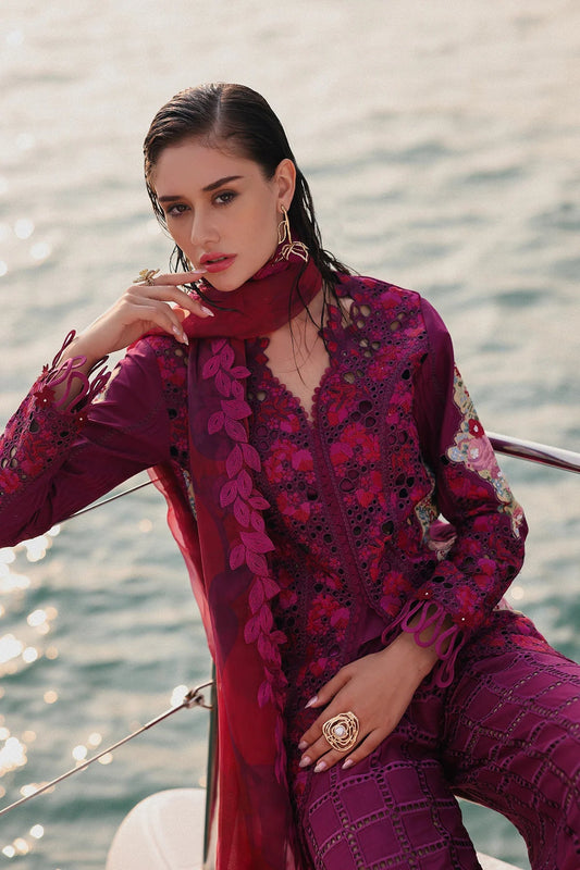 Afrozeh | Luxury Embroidered & Printed Lawn | Serene