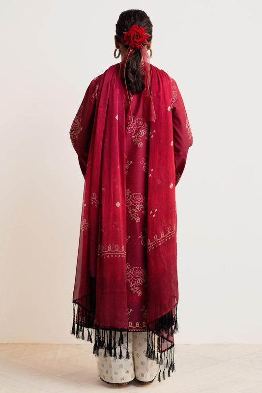 Zara Shahjahan | Coco Prints 24 | GULAB-D5 - House Of Anaya