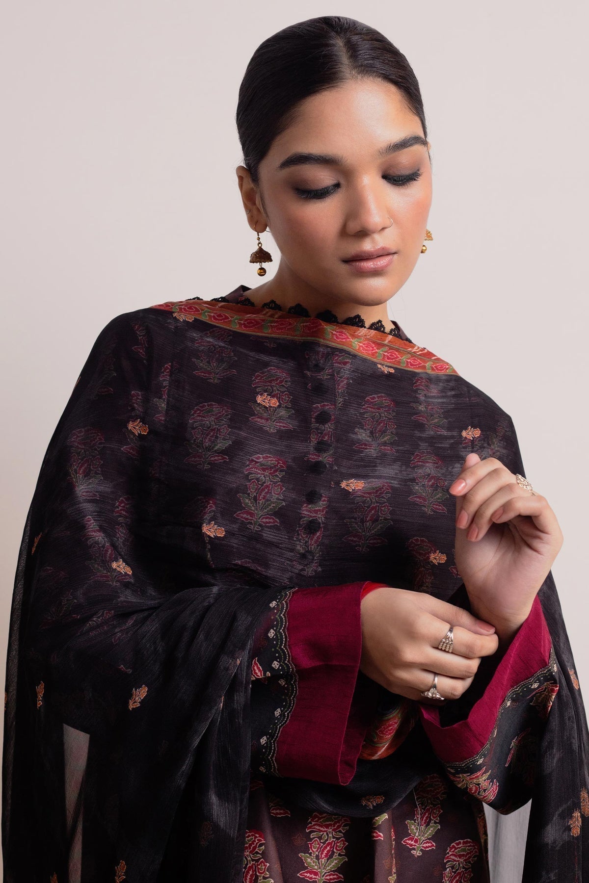 Zara Shahjahan | Coco Prints 24 | SURKH-D9 - House Of Anaya