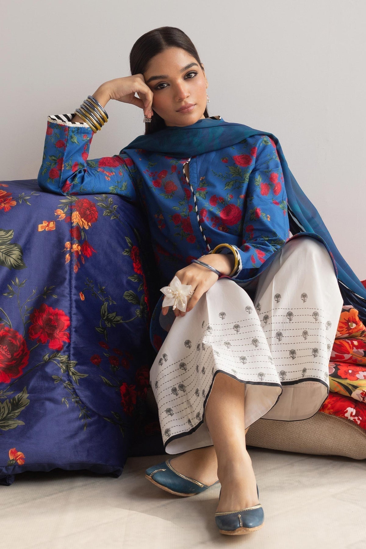Zara Shahjahan | Coco Prints 24 | BULBUL-D1 - House Of Anaya