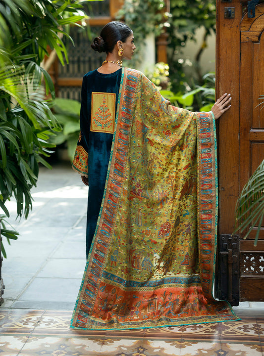 Zainab Chottani | Makhmal Luxe Pret | Soltani - House Of Anaya