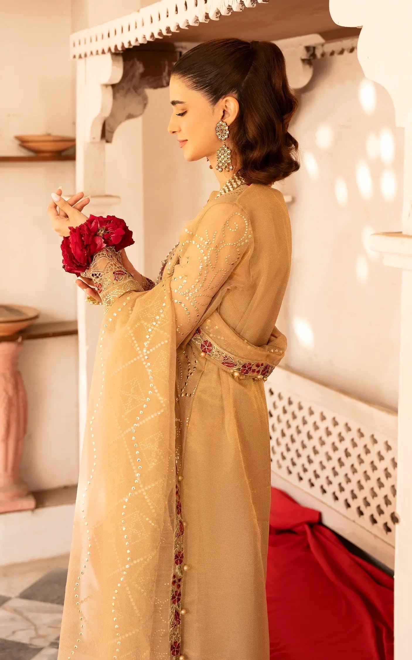 Asifa and Nabeel | Sunehri Eid 25 | Zareen-(SEF25-06) - House Of Anaya