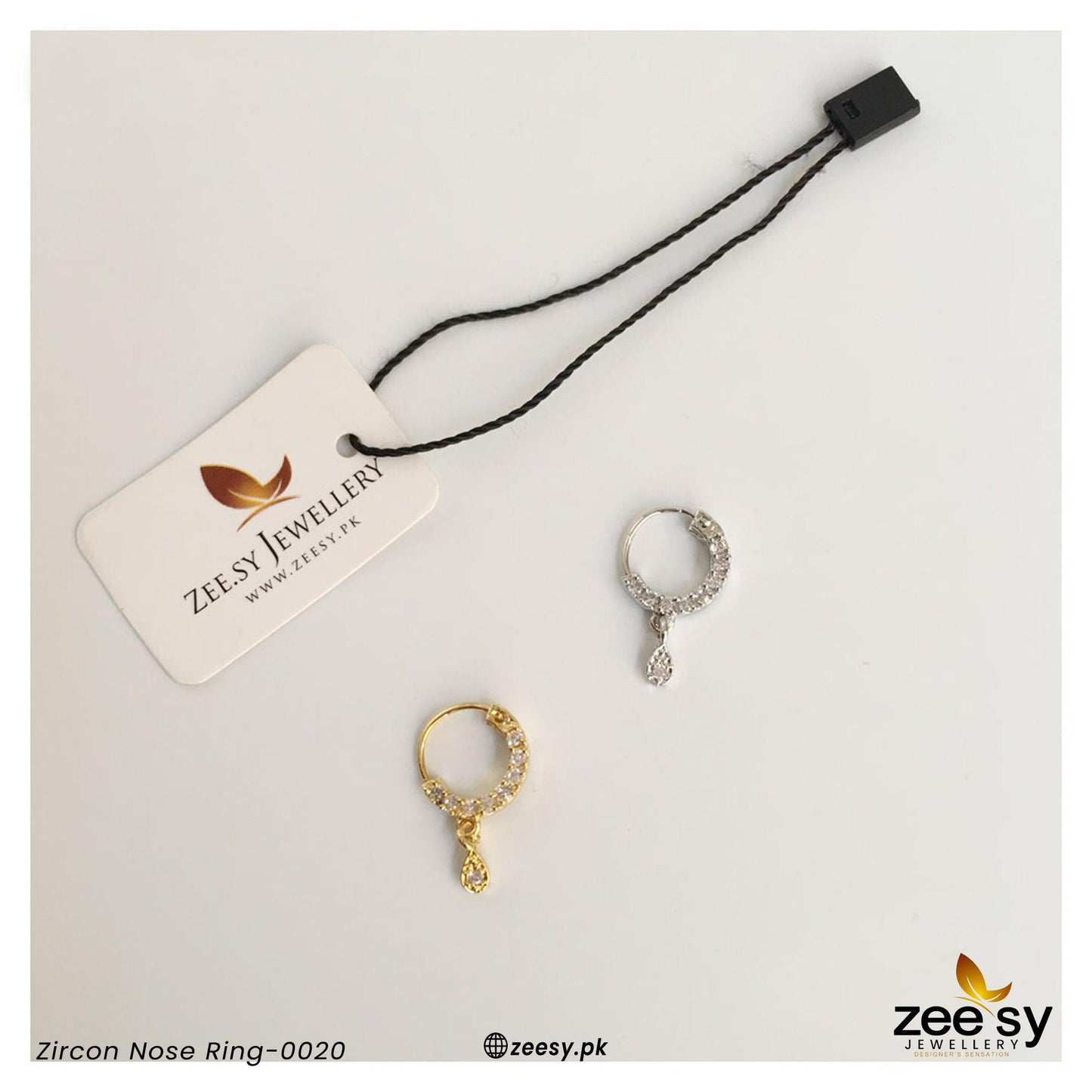 Zircon Nose Ring-0020 - Libasekhas
