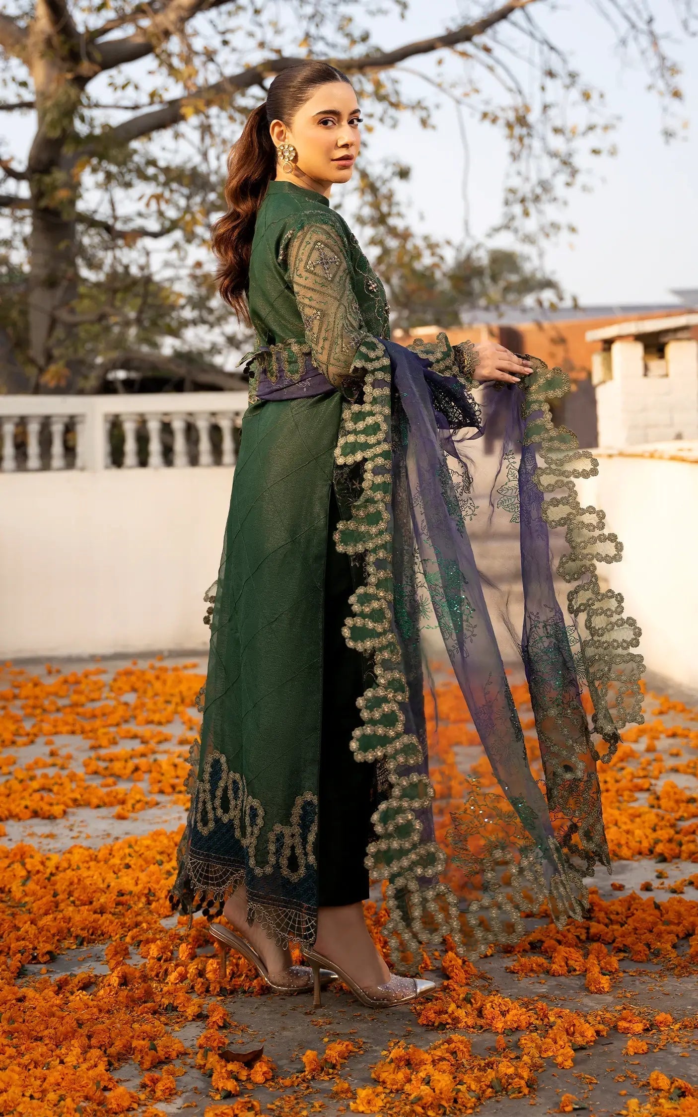Asifa and Nabeel | Sunehri Eid 25 | Zohra-(SEF25-04) - House Of Anaya