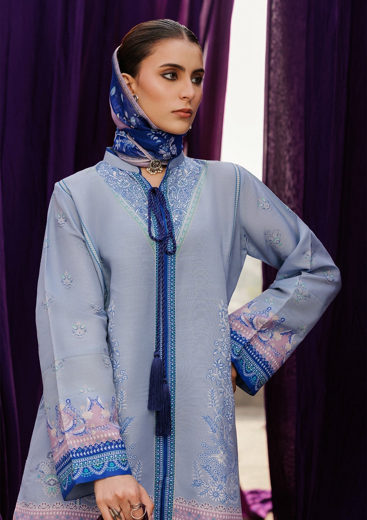 Aik Atelier | Roz Khaddar | AIK ROZ '25 D2 - LOOK 08