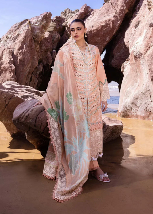 Akbar Aslam | Oasis Lawn 24 | Sweet Pea - House Of Anaya