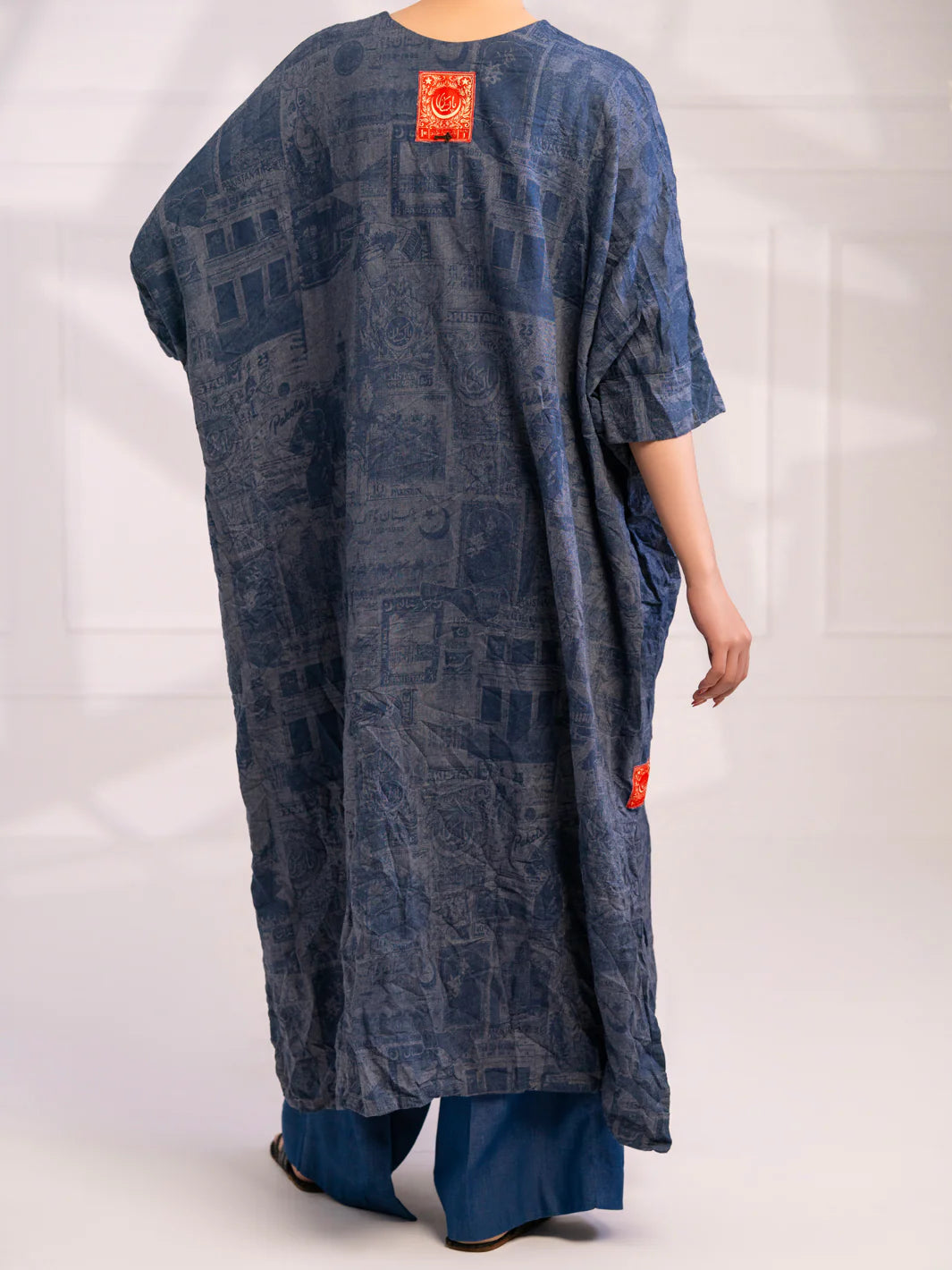 Almirah | Tale of heritage | Blue Denim Kurti - AL-LK-1077