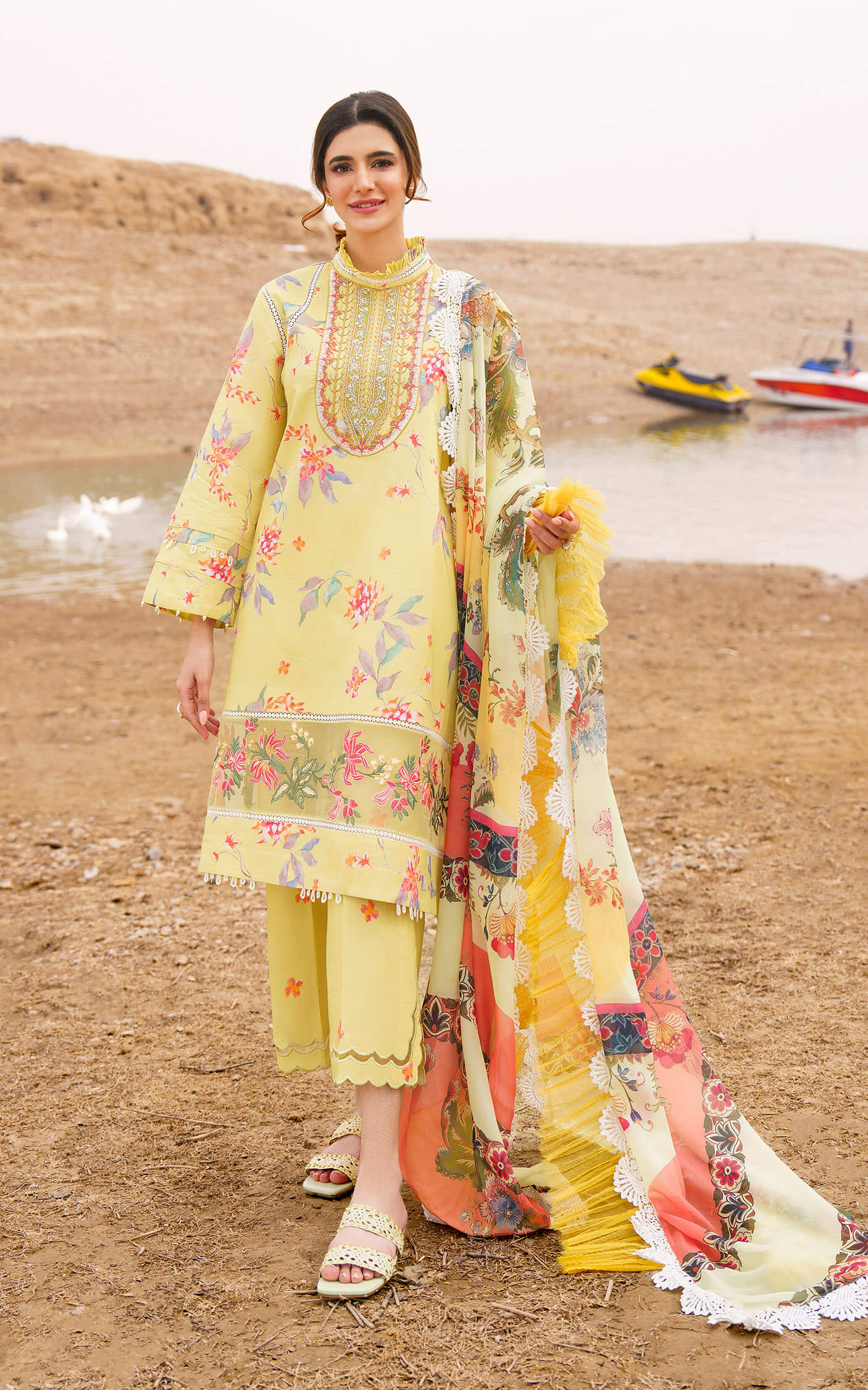 Asifa and Nabeel | Meraki Summer 24 | ORCHID-U141M007 - House Of Anaya
