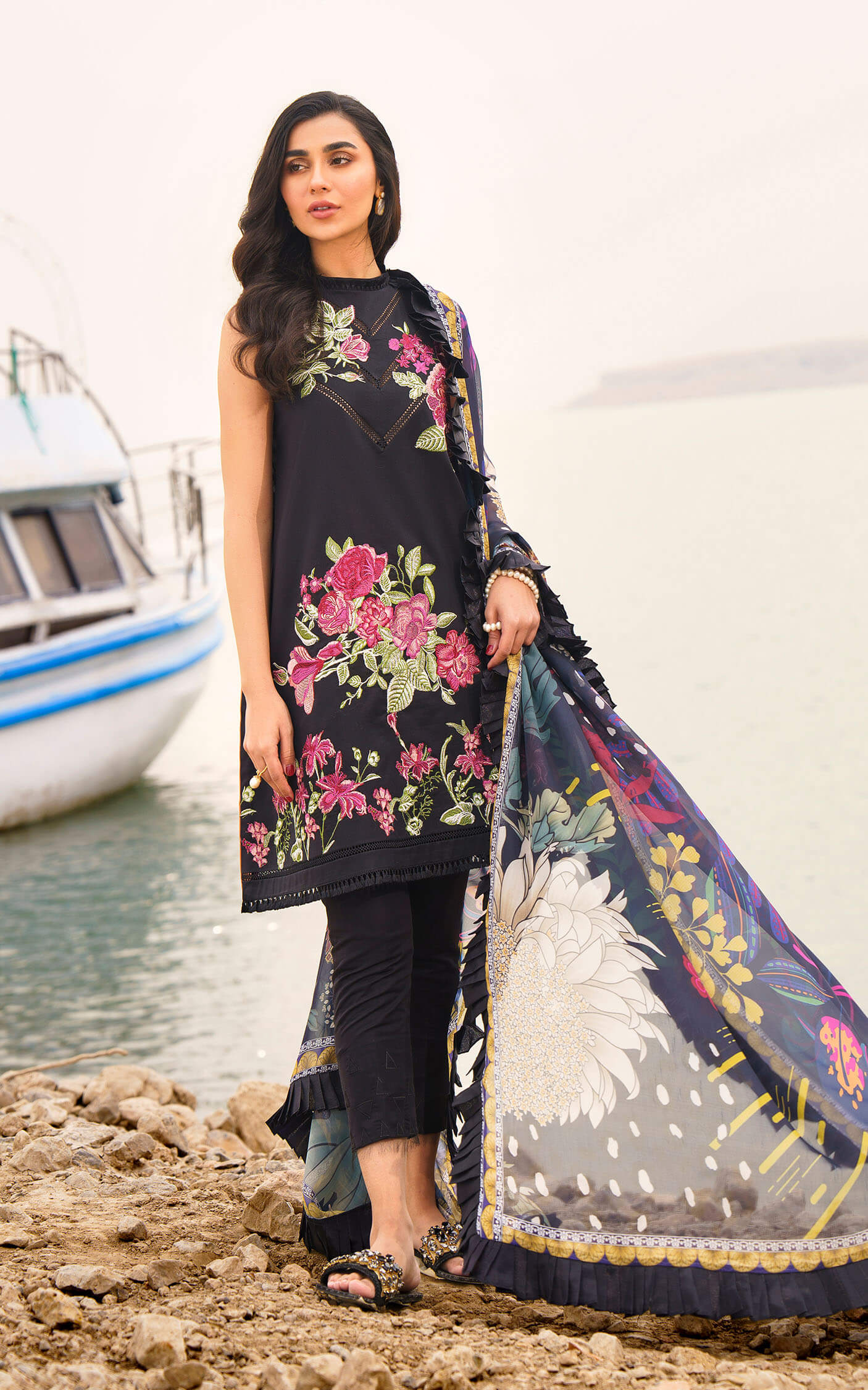 Asifa and Nabeel | Meraki Summer 24 | DAPHNE-U141M019 - House Of Anaya
