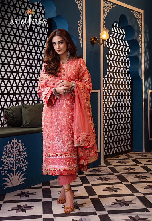 Asim Jofa | Fasana e Ishq Eid Luxury Lawn | AJFI-07 - House Of Anaya