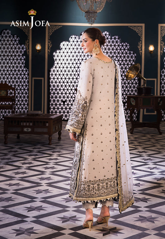 Asim Jofa | Fasana e Ishq Eid Luxury Lawn | AJFI-28 - House Of Anaya