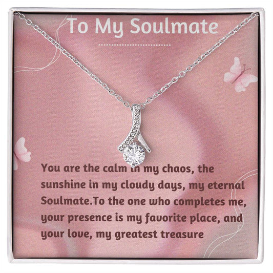 Alluring Beauty Necklace for Valentines , Birthdays and Weddings with Beautiful Custom Message - Riwayat-e-khas