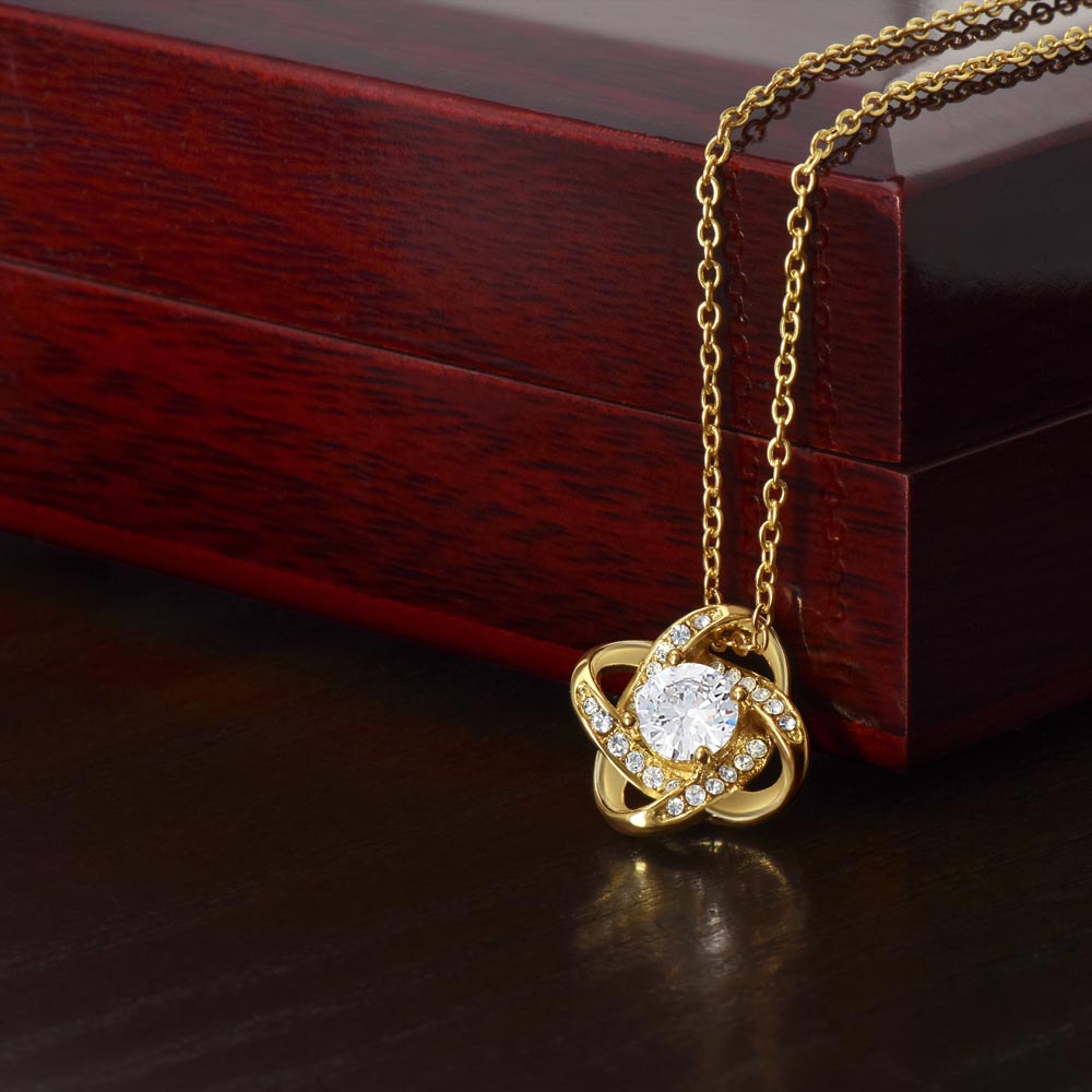 Love Knot Necklace for Valentines , Birthdays and Weddings - Riwayat-e-khas