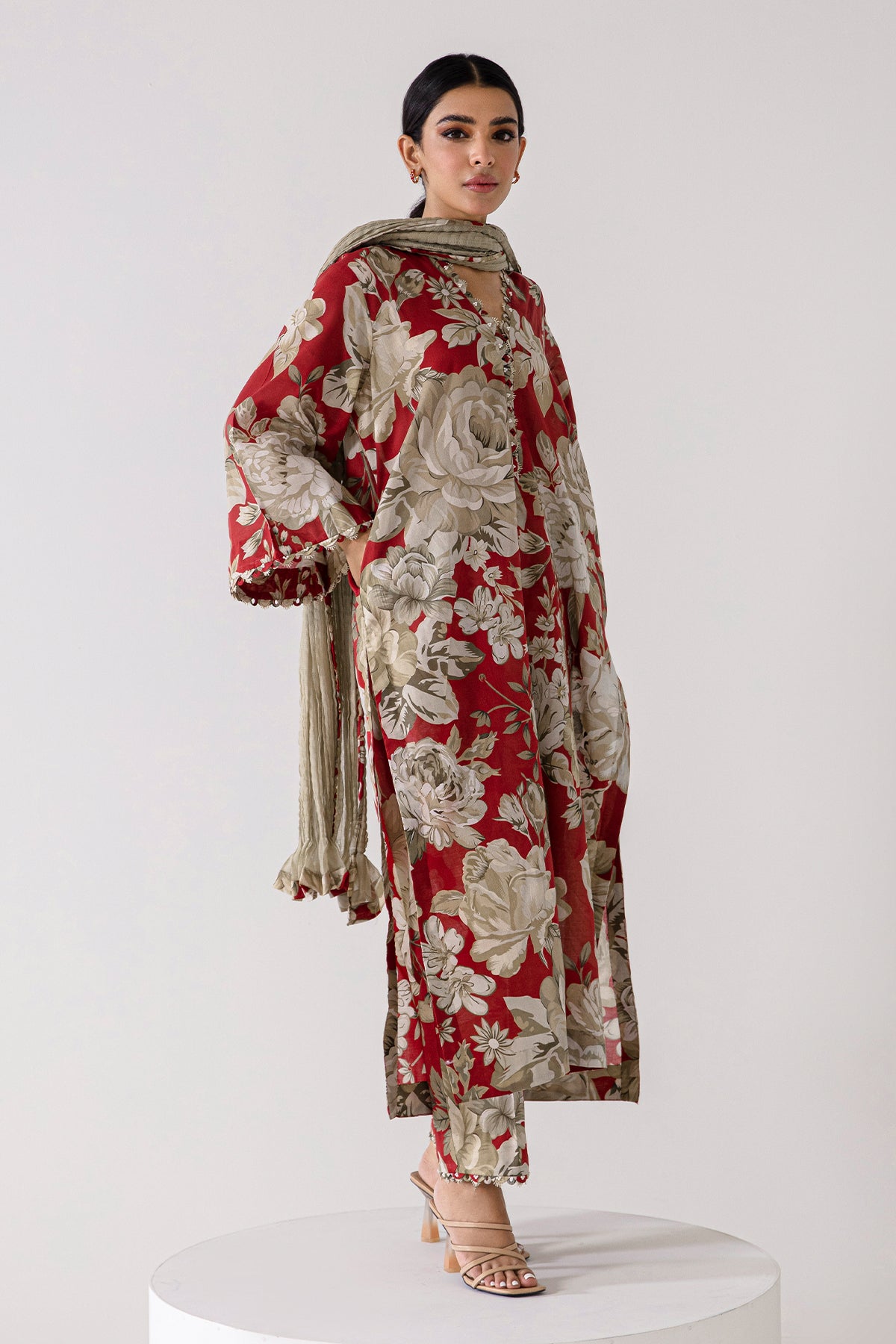 Baroque | Lawn Collection 24 | UF-378 - House Of Anaya