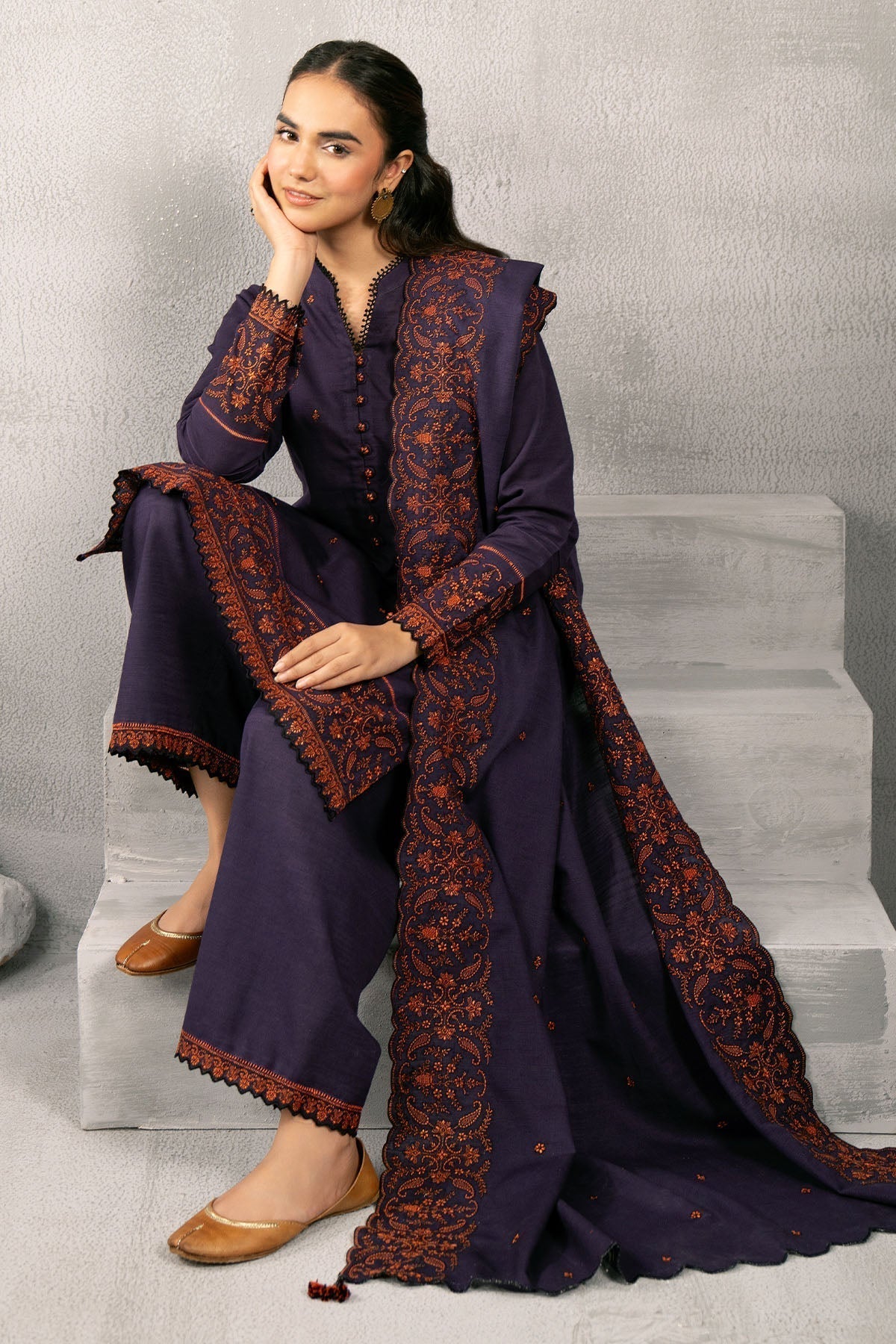 Kayseria | Winter Khaddar 24 | C6066-1 - House Of Anaya