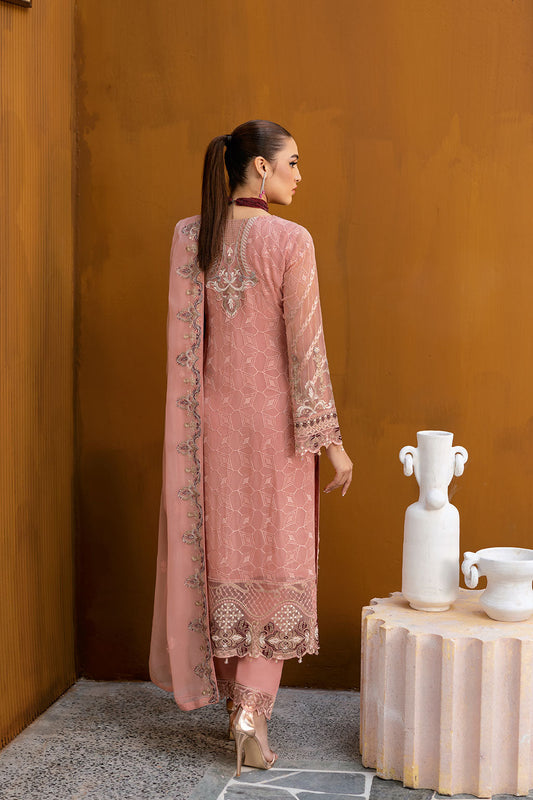 Ramsha | Chevron Chiffon Collection | A-1005 - House Of Anaya