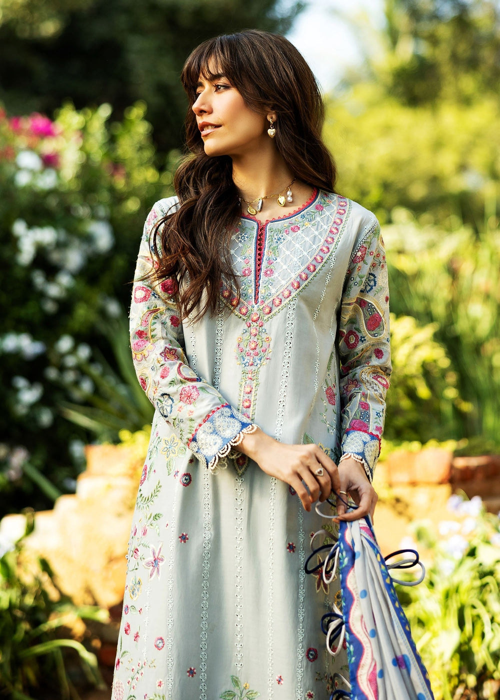 Sadaf Fawad Khan | Siraa Lawn 25 | PAISLEY GARDEN - A - House Of Anaya