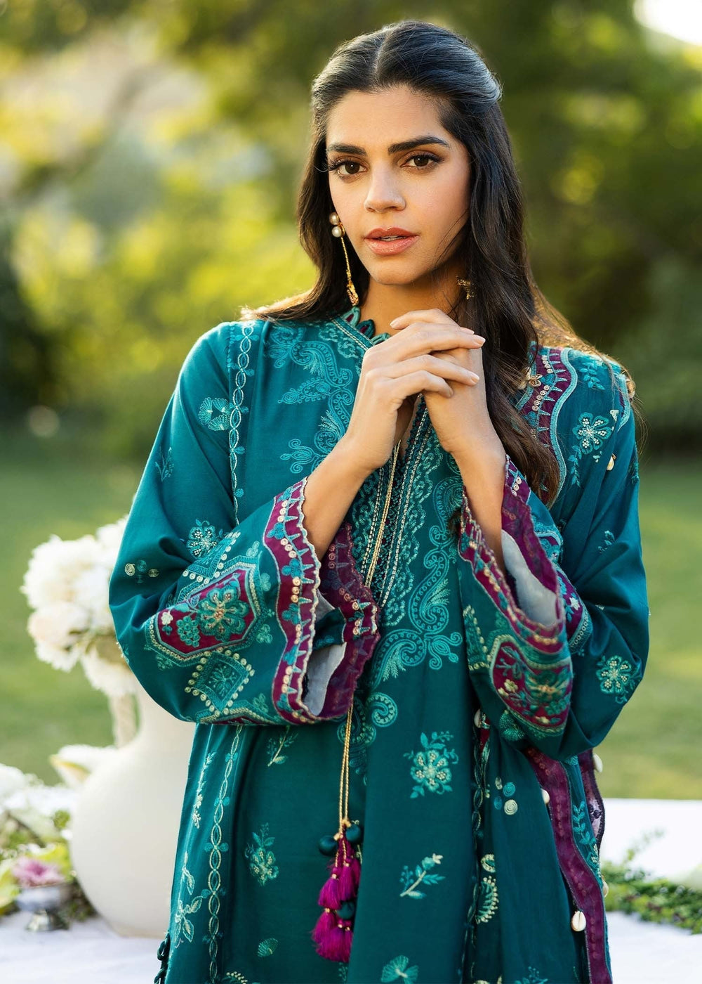 Sadaf Fawad Khan | Siraa Lawn 25 | KOI - B - House Of Anaya