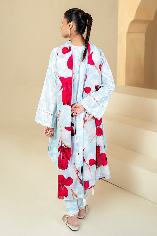Cross Stitch | Daily Lawn 24 | TULIP GLAM-3 PIECE LAWN SUIT - House Of Anaya
