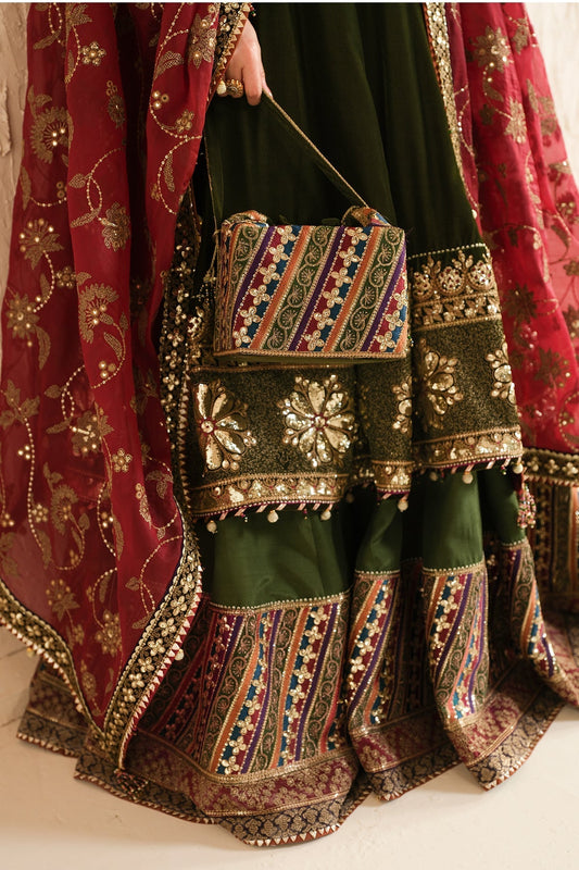 JAZMIN__Embroidered Velvet Formal VF-2036