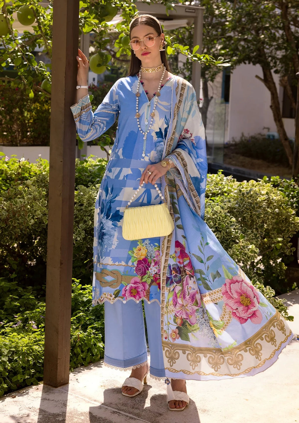 Elaf Premium | Prints Collection 2024 | EOP-01B DARIS - House Of Anaya
