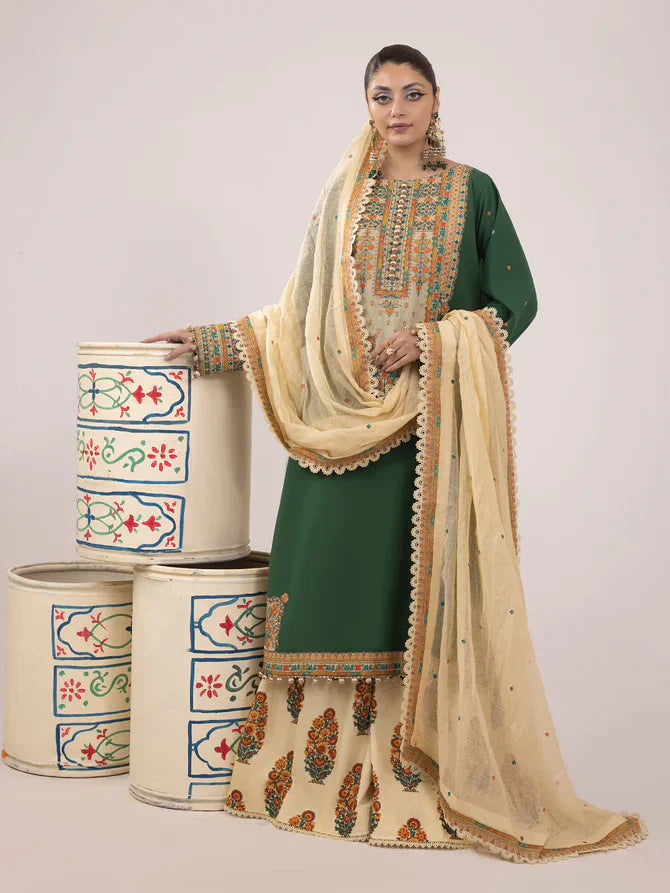 Ittehad | Faiza Faisal Rangeeli Lawn 24 | Zebo - House Of Anaya