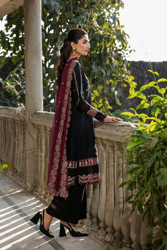 Farasha | Bahaar Embroidered Lawn | Twilight Bloom - House Of Anaya