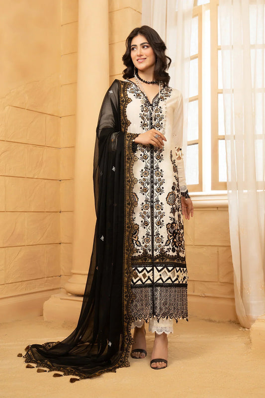 Hemstitch | Summer Luxury Lawn 24 | Prestige - House Of Anaya