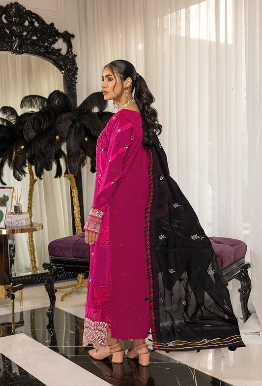 Humdum | Charlotte Chikankari Lawn | D01 - House Of Anaya