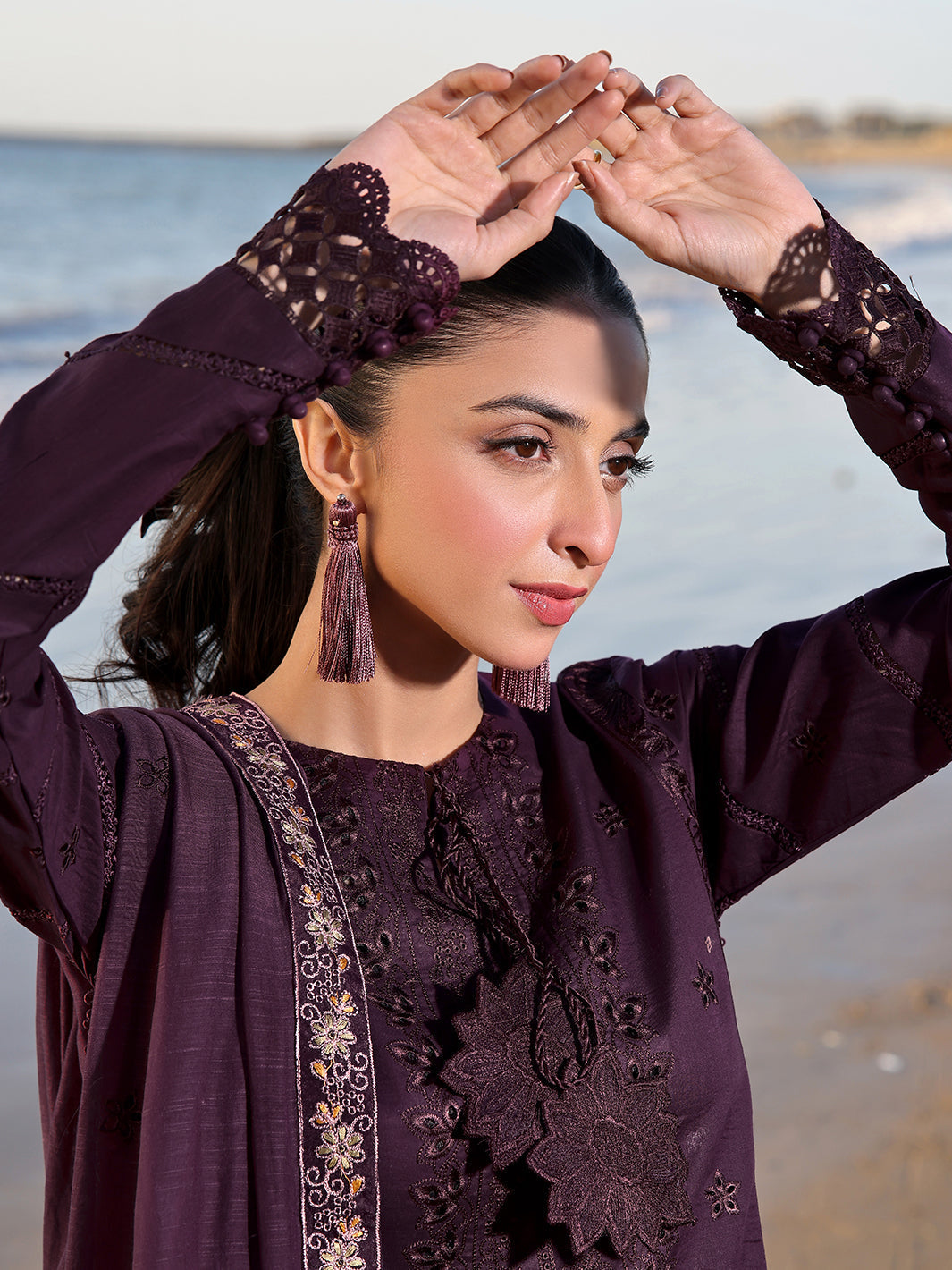 Izel | Saahil Signature Lawn 24 | CAIA - House Of Anaya