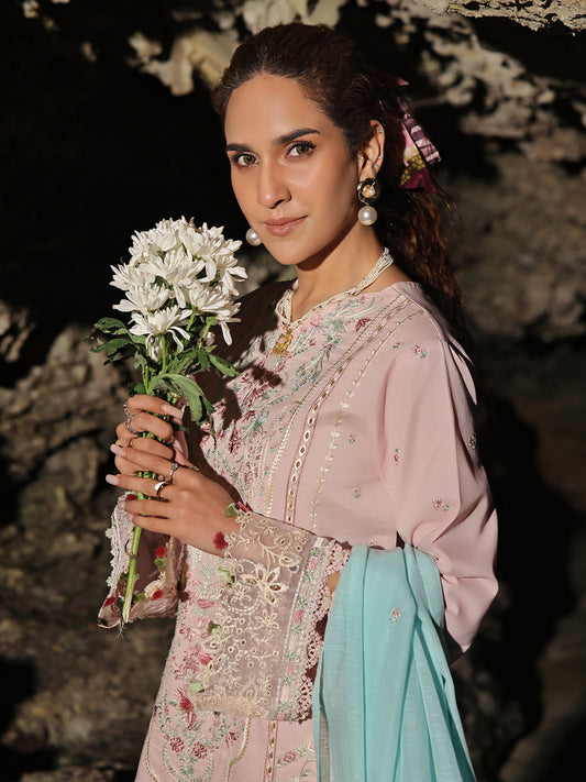 Izel | Saahil Signature Lawn 24 | SOFFIO - House Of Anaya