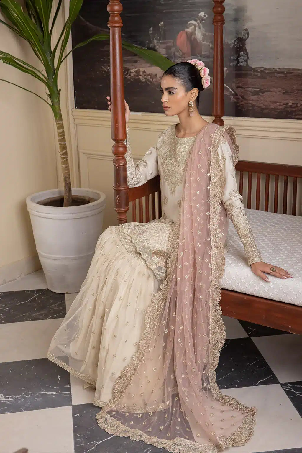 Iznik | Festive Raw Silk 23 | IRS-06 SCINTILLA - House Of Anaya